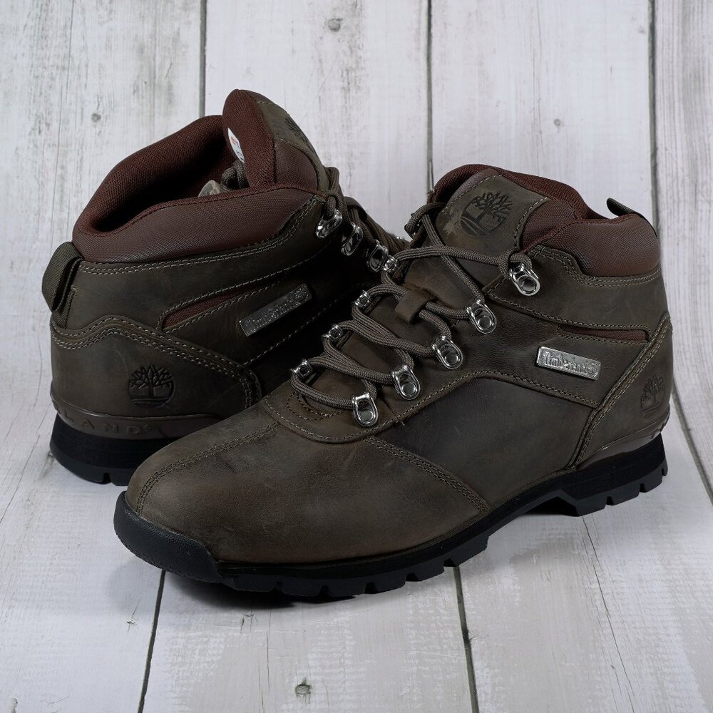 Timberland Splitrock Mid Hiker Leather Men's Ankle Hiking Boots - Size 10 M